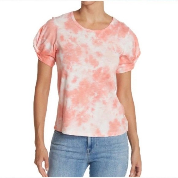 Sanctuary Twist Cap Sleeve Tie-Dye Top - Picture 1 of 6